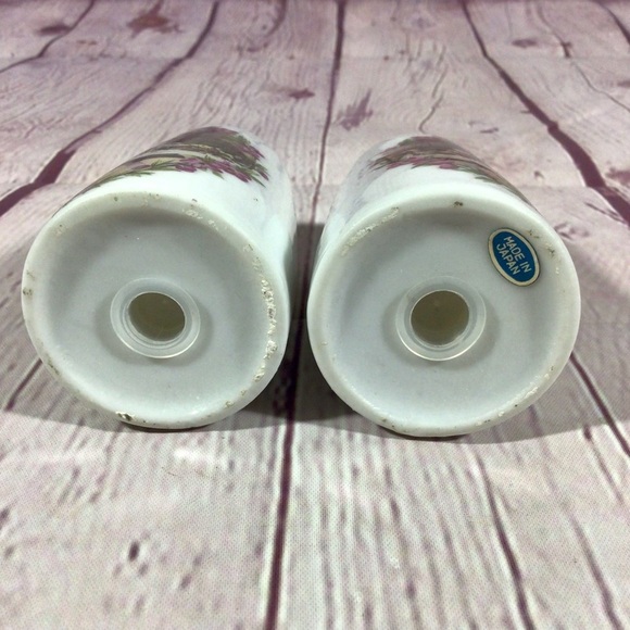 Vintage Ceramic Last Supper Salt and Pepper Shaker Pair Gold Gilt Made in Japan - Picture 5 of 6